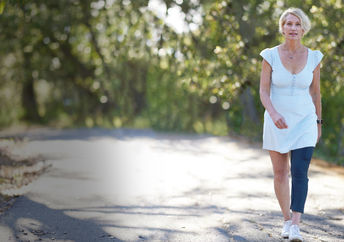 Walking with the new bionic neural sleeve.