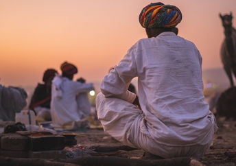 Photo of an Indian man.