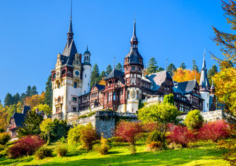 Peles Castle in Romania.