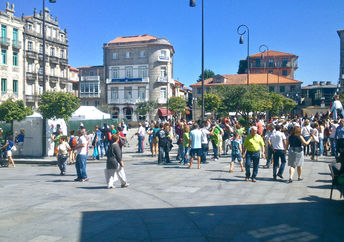 Pontevedra, Spain has banned cars from most of the city.