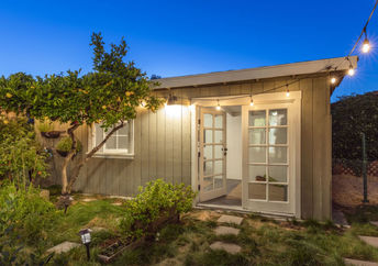 A community of tiny houses.