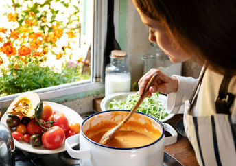 Soup is a great comfort food.