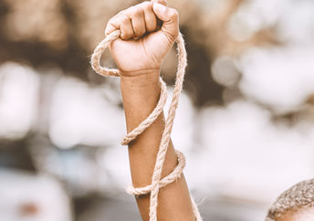 Protest against slavery.