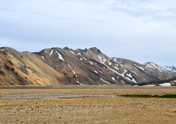 The volcanic area in Iceland.