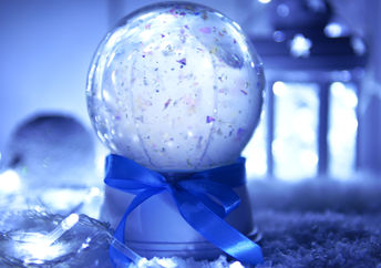 Christmas snow globe.