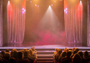 Theater stage.