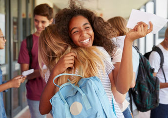 Teens that have self esteem and empathy for others feel happie.r