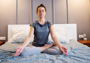 Begin your day with yoga.