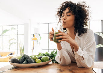 Enjoy a green smootie any time of the year.