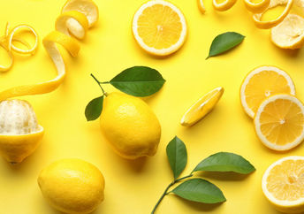 Colorful and nutritious lemon peels.