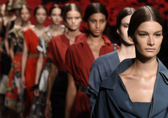 Fashion week in New York City.