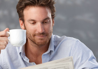 A beverage with caffeine will help get the day started.