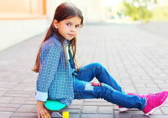 Shoes that grow with your child.