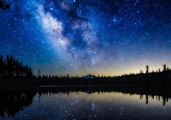 You can see the Milky Way when there is no artificial light.