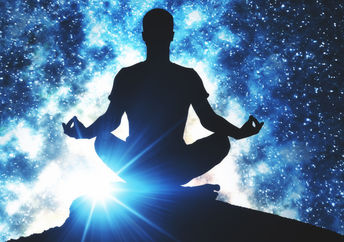 Yoga inspired by space.