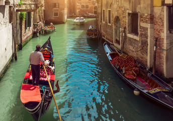 Gondola in Venice.