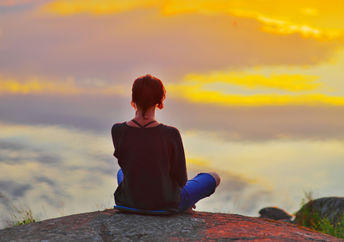 Using mindfulness to destress.