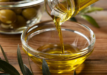 Olives and olive oil.