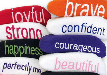 Inspirational socks to make your day.