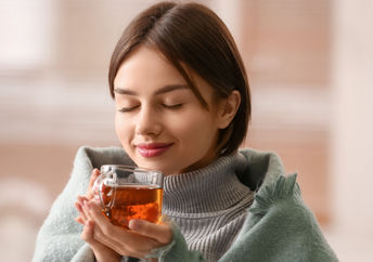 Drinking  a warming herbal tea can keep you healthy this winter.