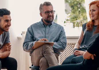 Group Dialectical Behavioral Therapy session.