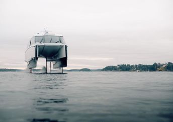 Swedish company Candella's electric flying ferry.