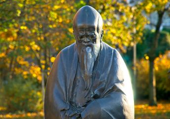 Statue of Lao Tzu, an ancient philosopher.