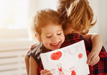 Showing mom how much you love her.