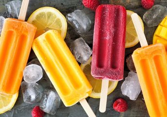 Refreshing and hydrating popsicles.