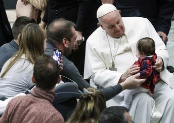 Pope Francis at the Vatican.