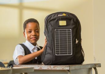 This backpack will allow children to read in the evening.
