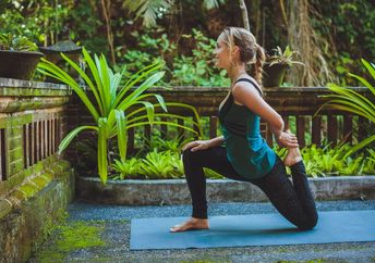 Yoga can help you connect to nature.