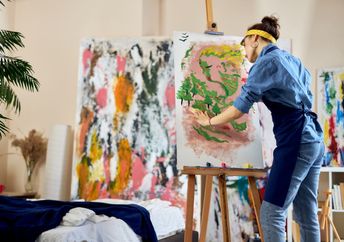 Painting and other artistic expression can make you happier.