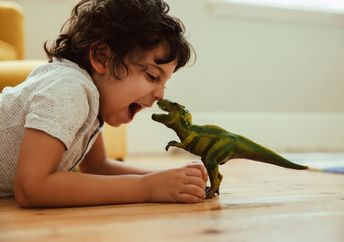 A TikTok trend has people gobbling up leafy greens dinosaur style.