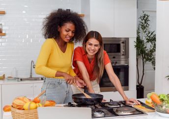 Cooking can help relieve stress and is good for your mental health.