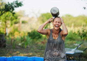 The ice bucket challenge is raising awareness for mental health.