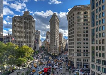 New York City Flatiron district.