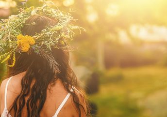 Celebrating the summer solstice.