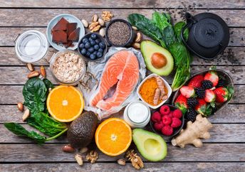 Food that is rich in nutrients that can help calm stress and anxiety.