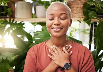 Try these breathing exercises to relax.