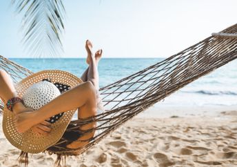 Spending time at the beach is good for your body and mind.