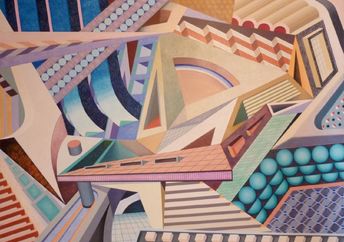 Artwork by the late artist Henry Cohen.