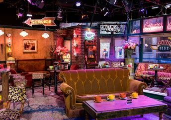 The set of the Central Perk cafe from Friends at Warner Brothers Studio in LA.