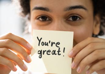 Positive affirmations can boost your confidence.