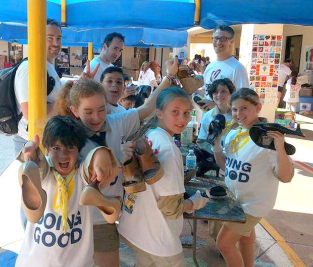 The shoe drive in San Diego, California.