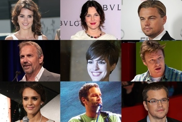 Eco-friendly celebrities