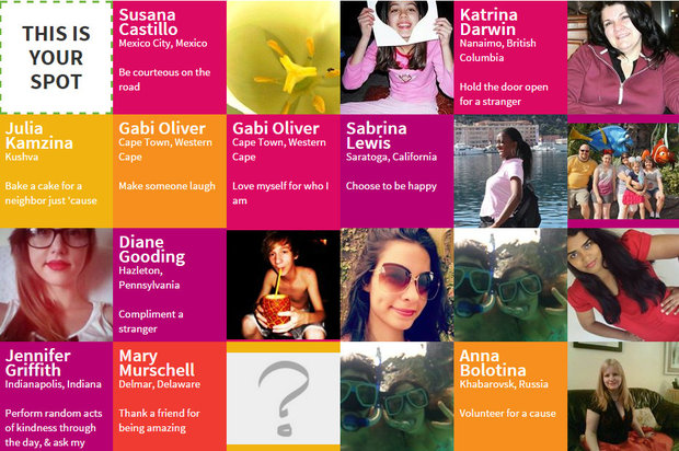 Good Deeds Day pledge screenshot