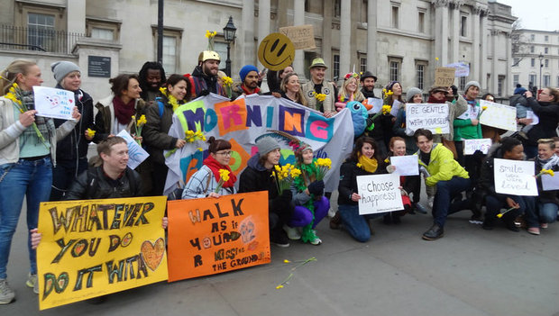 A London Action for Happiness gathering.