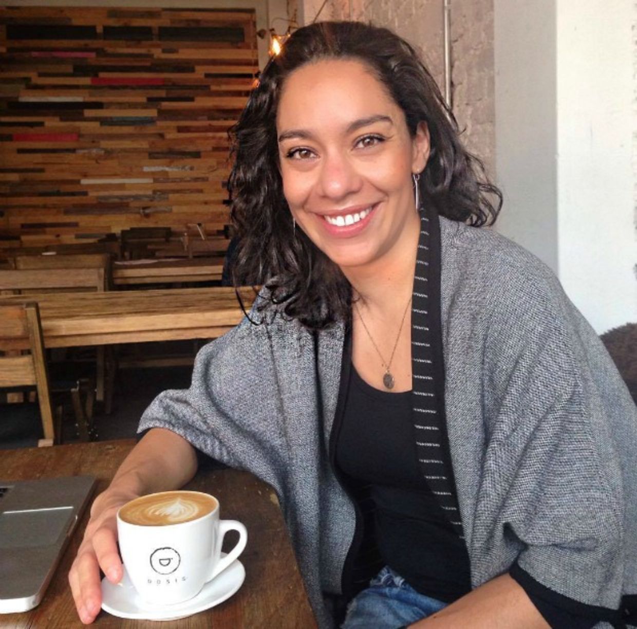 Alina from Mexico City receives free coffee