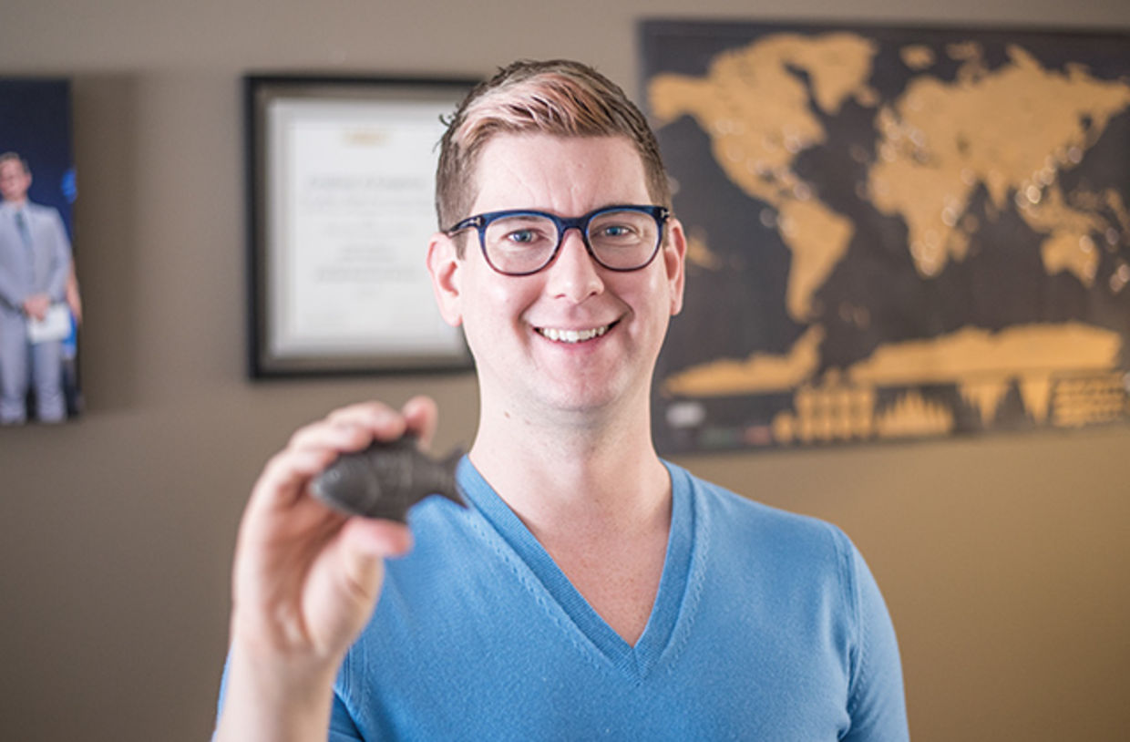 gavin armonstrong with lucky iron fish